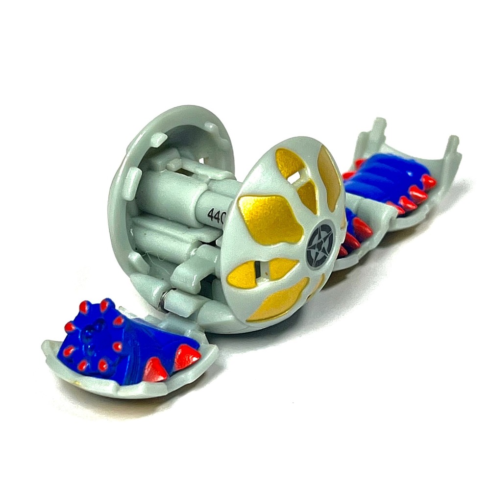 Bakugan Battle Brawlers Wormquake 440G Haos Gray Spin Master B1 Anime TCG